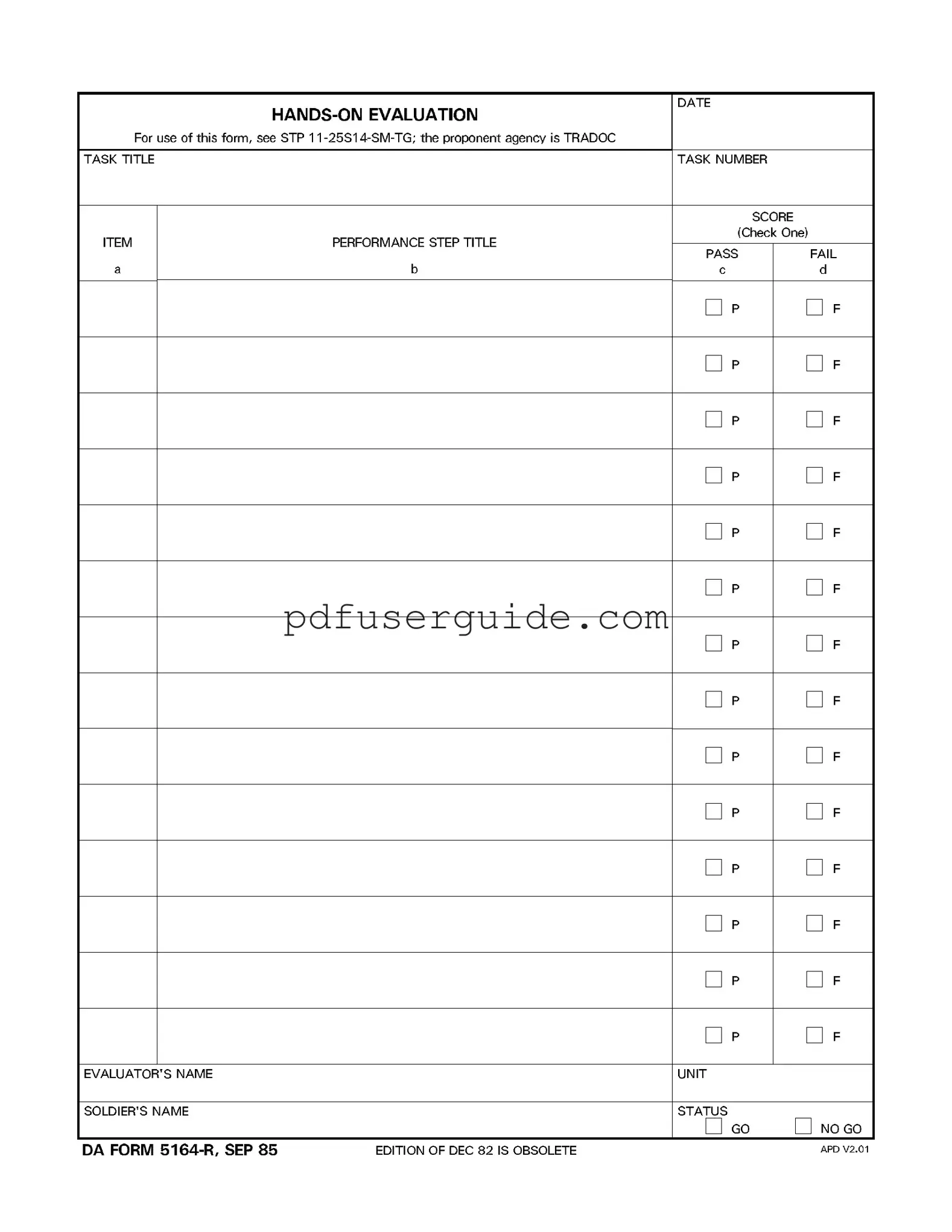 Free 5164 R Form in PDF