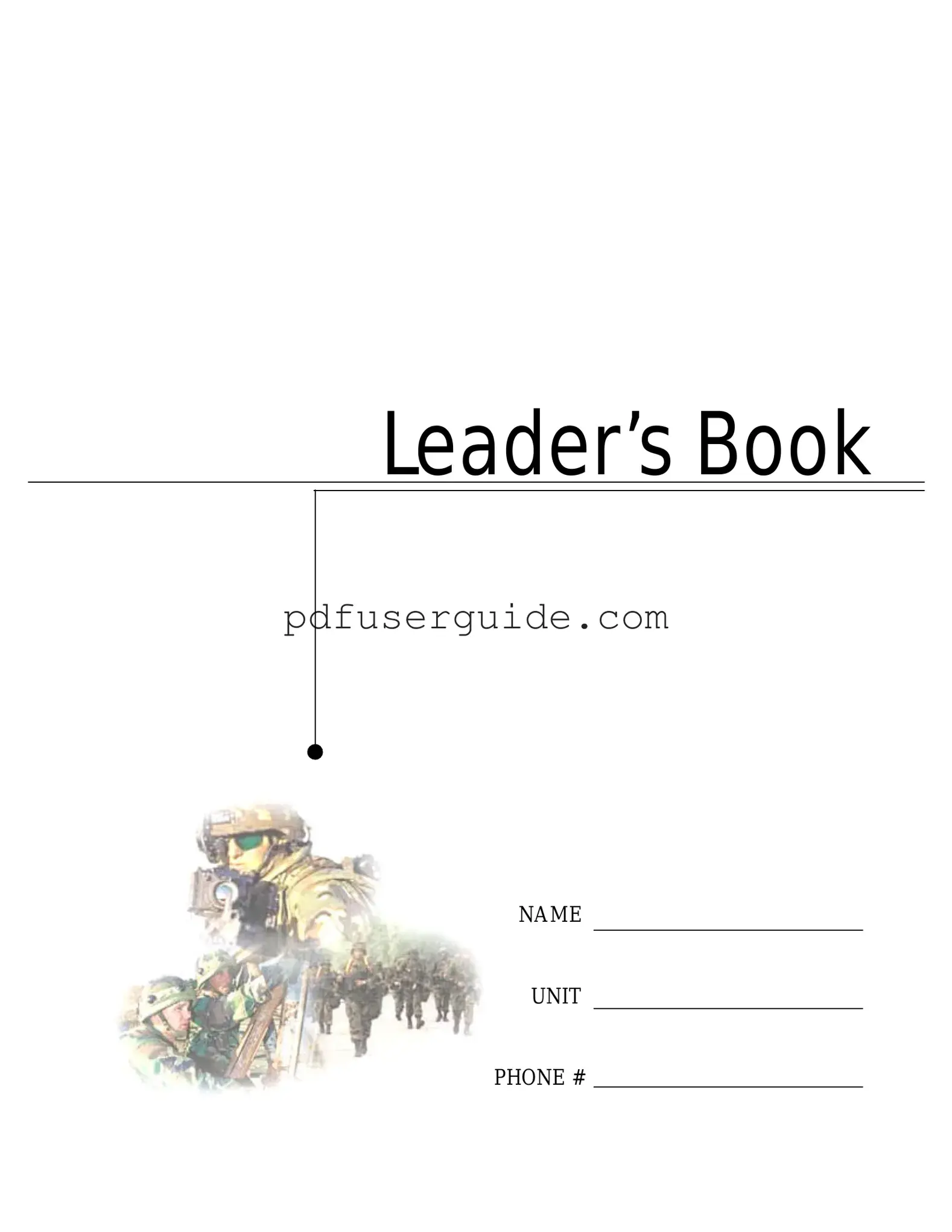 Free Army Leaders Book Form in PDF