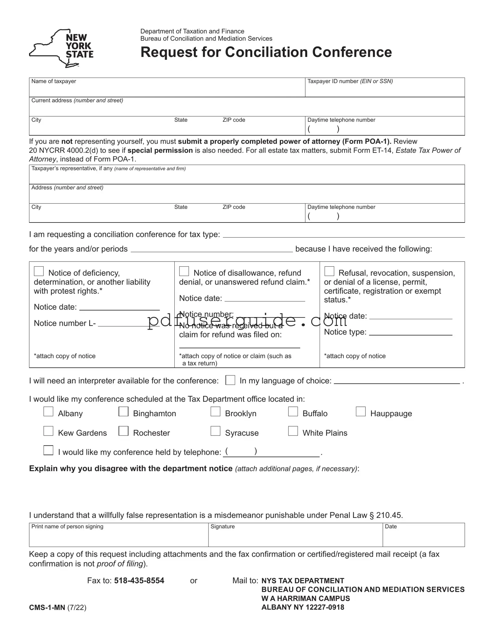 Free Cms 1 Mn Form in PDF