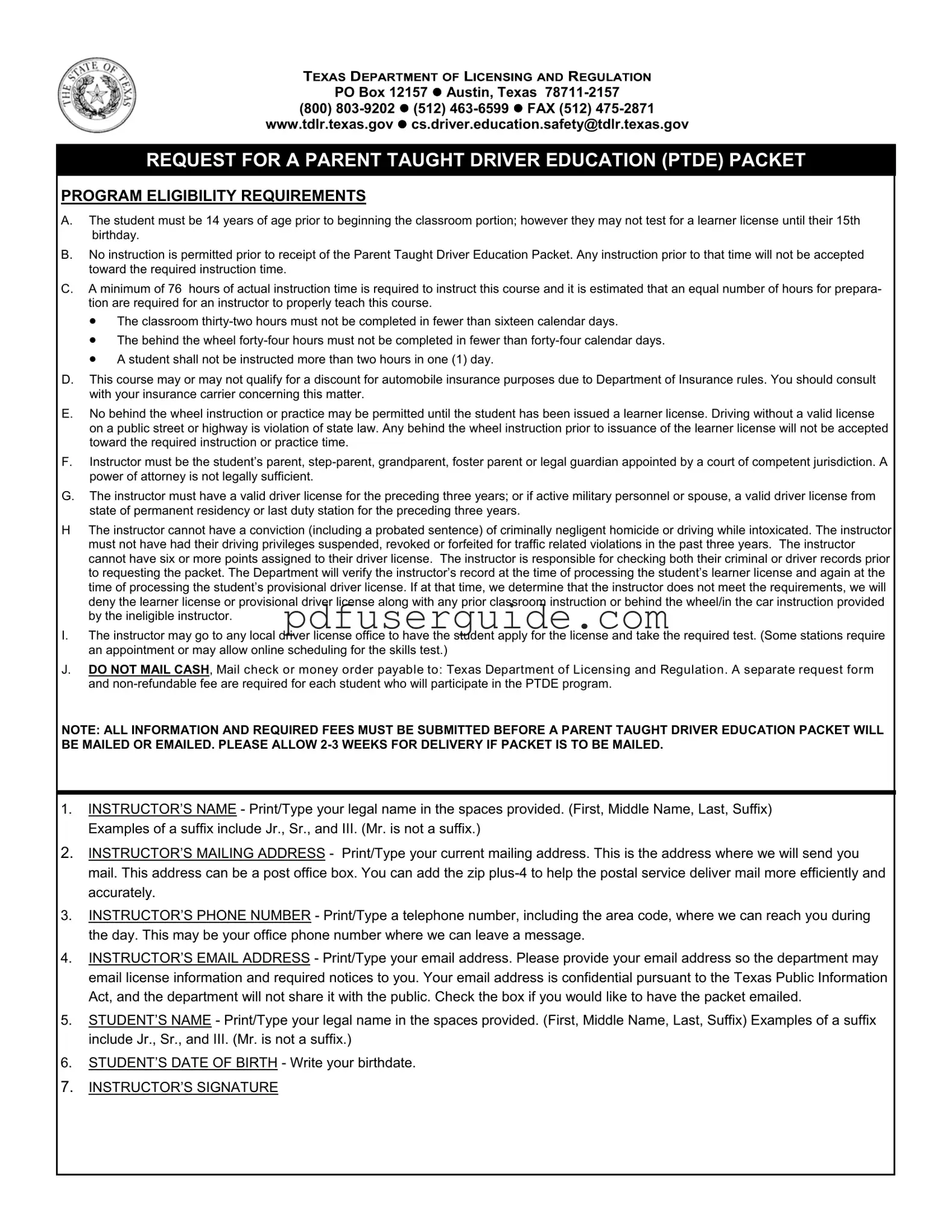 Free Dl 92 Form in PDF