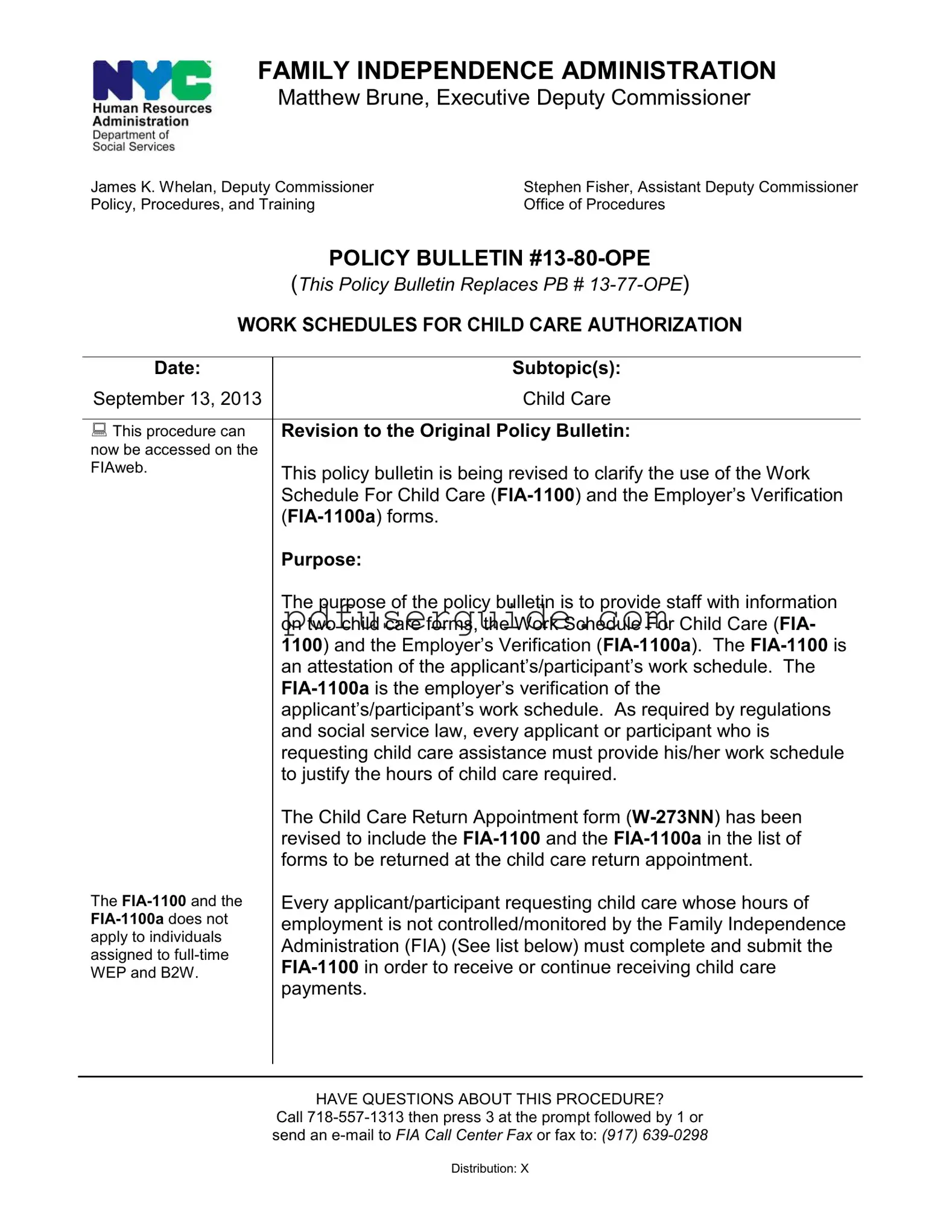 Free Fia1100A E Pdf Form in PDF
