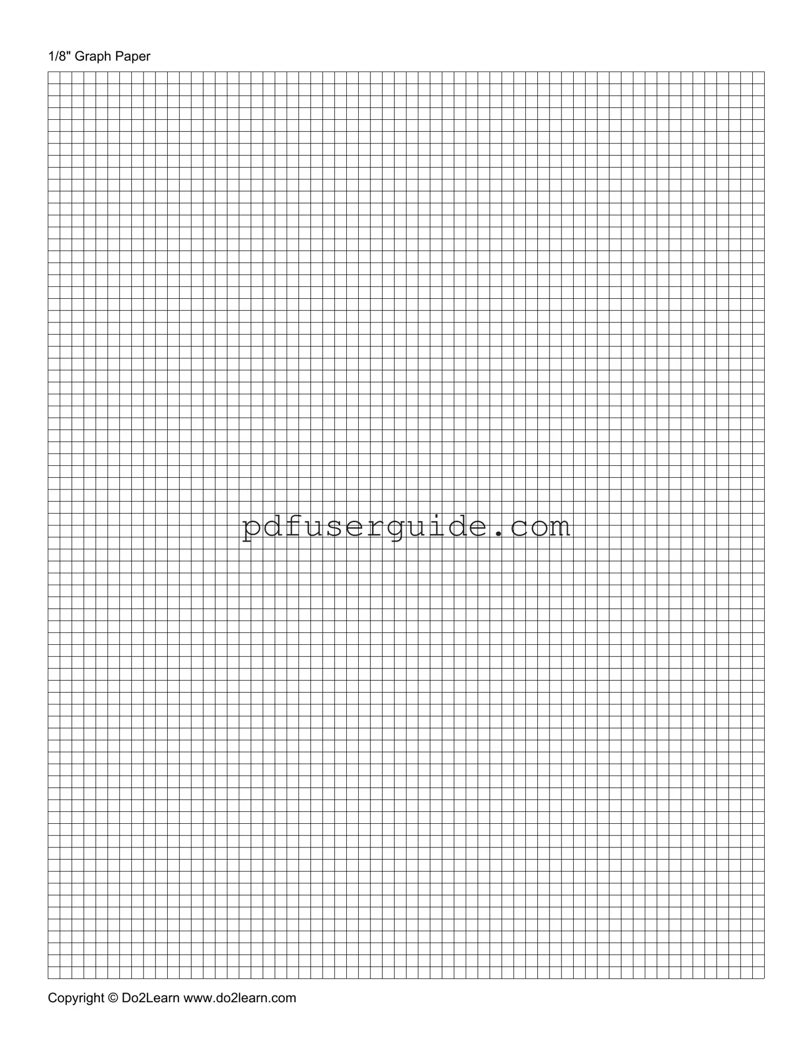 Free Graph Paper Form in PDF