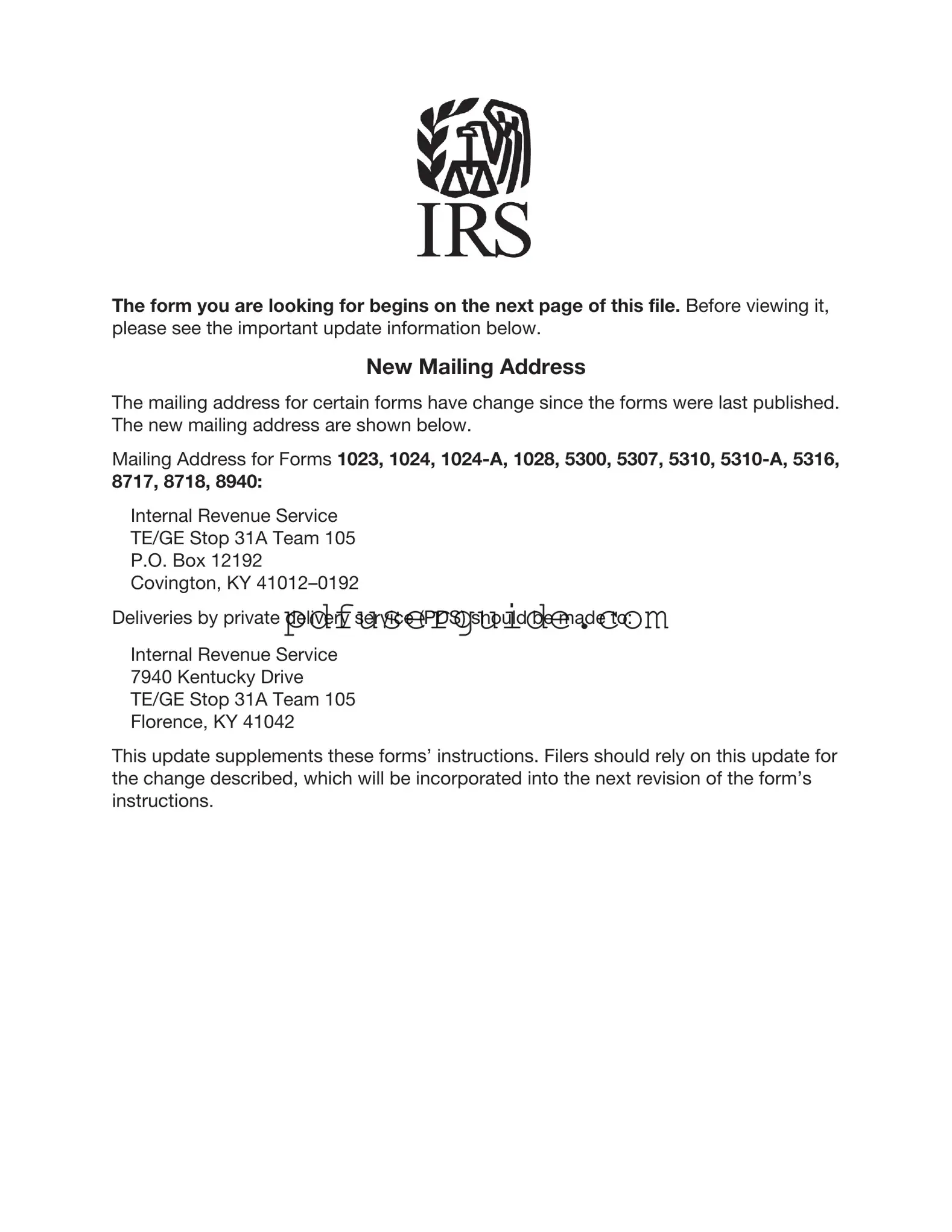Free IRS 1024 Form in PDF