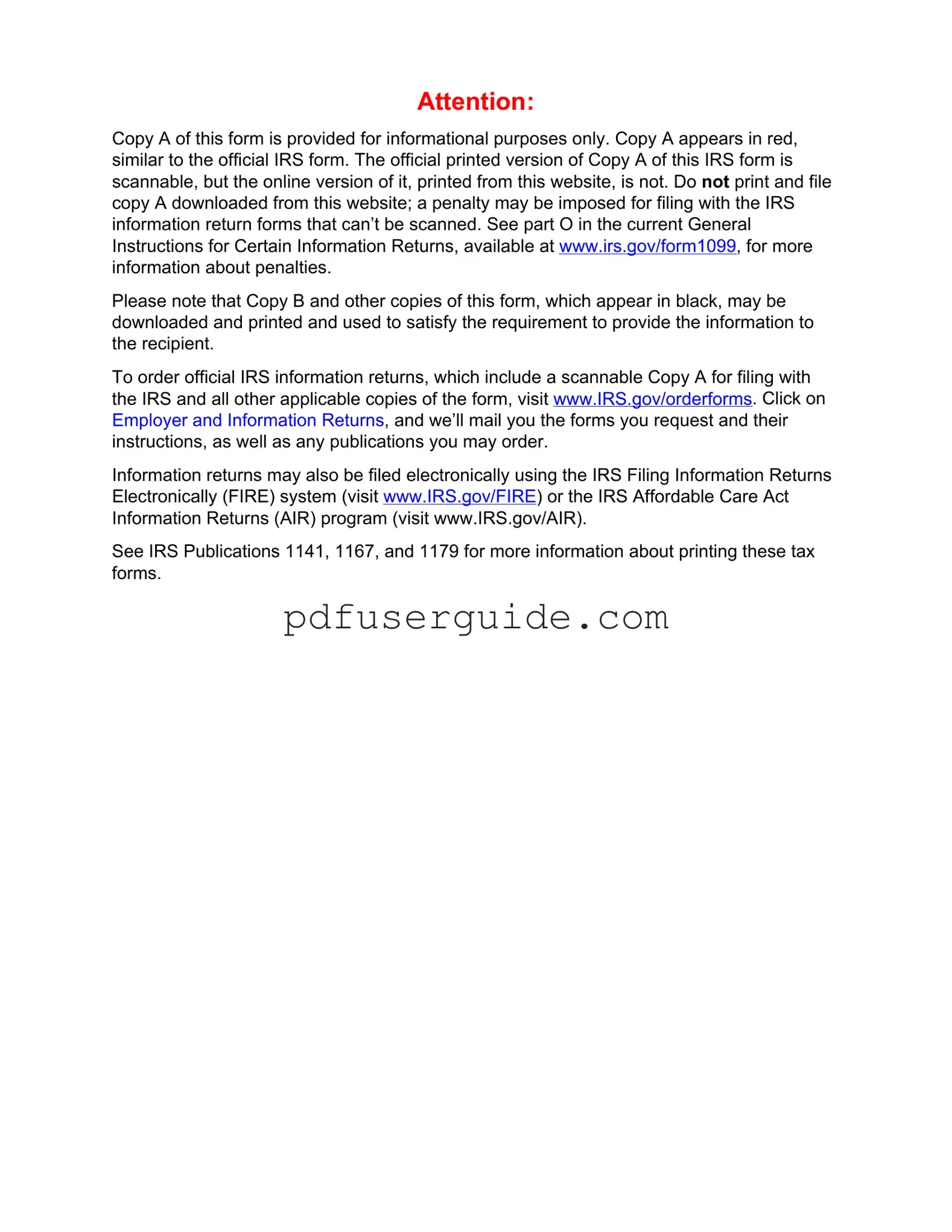 Free IRS 1099-MISC Form in PDF