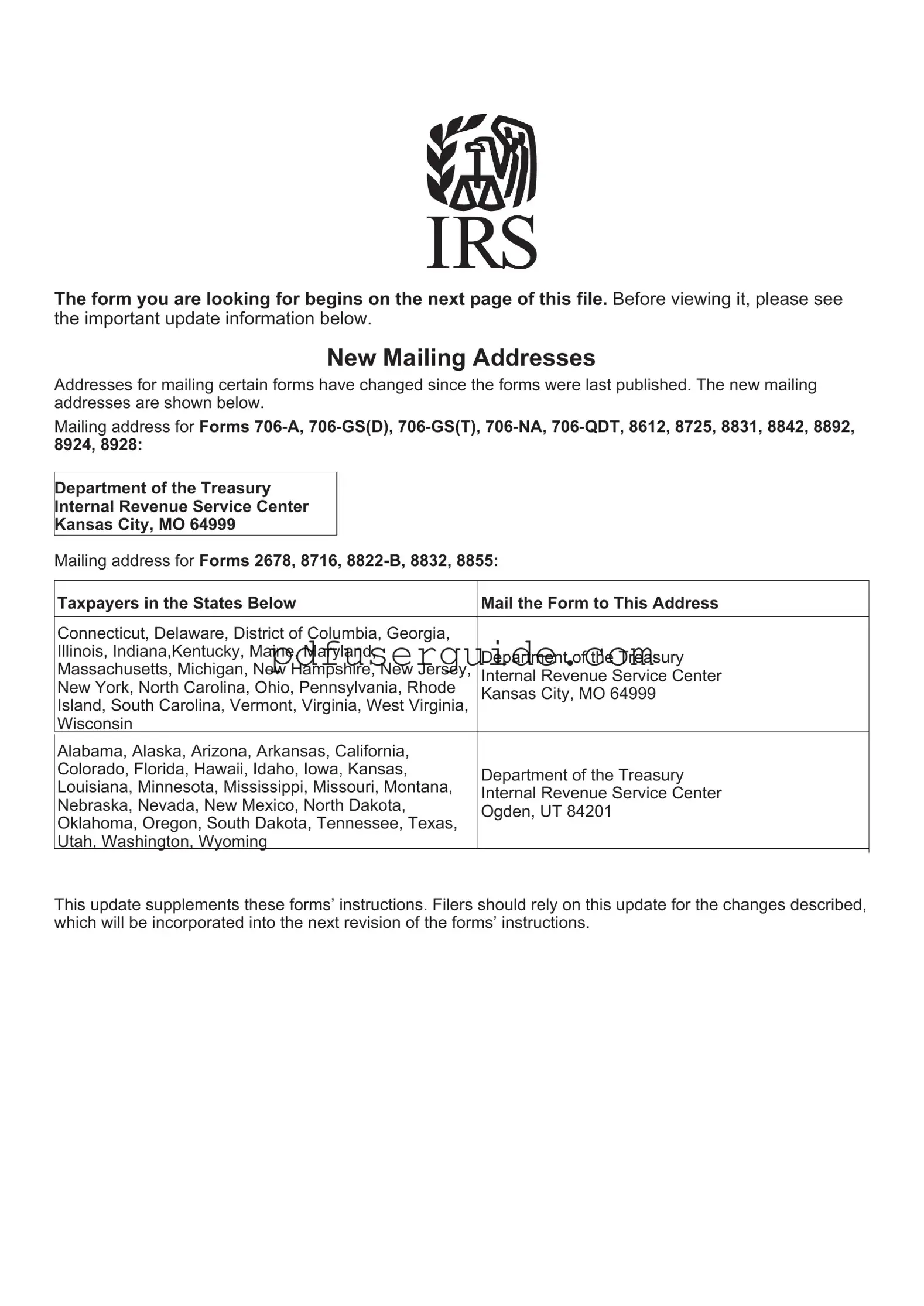 Free IRS 8832 Form in PDF