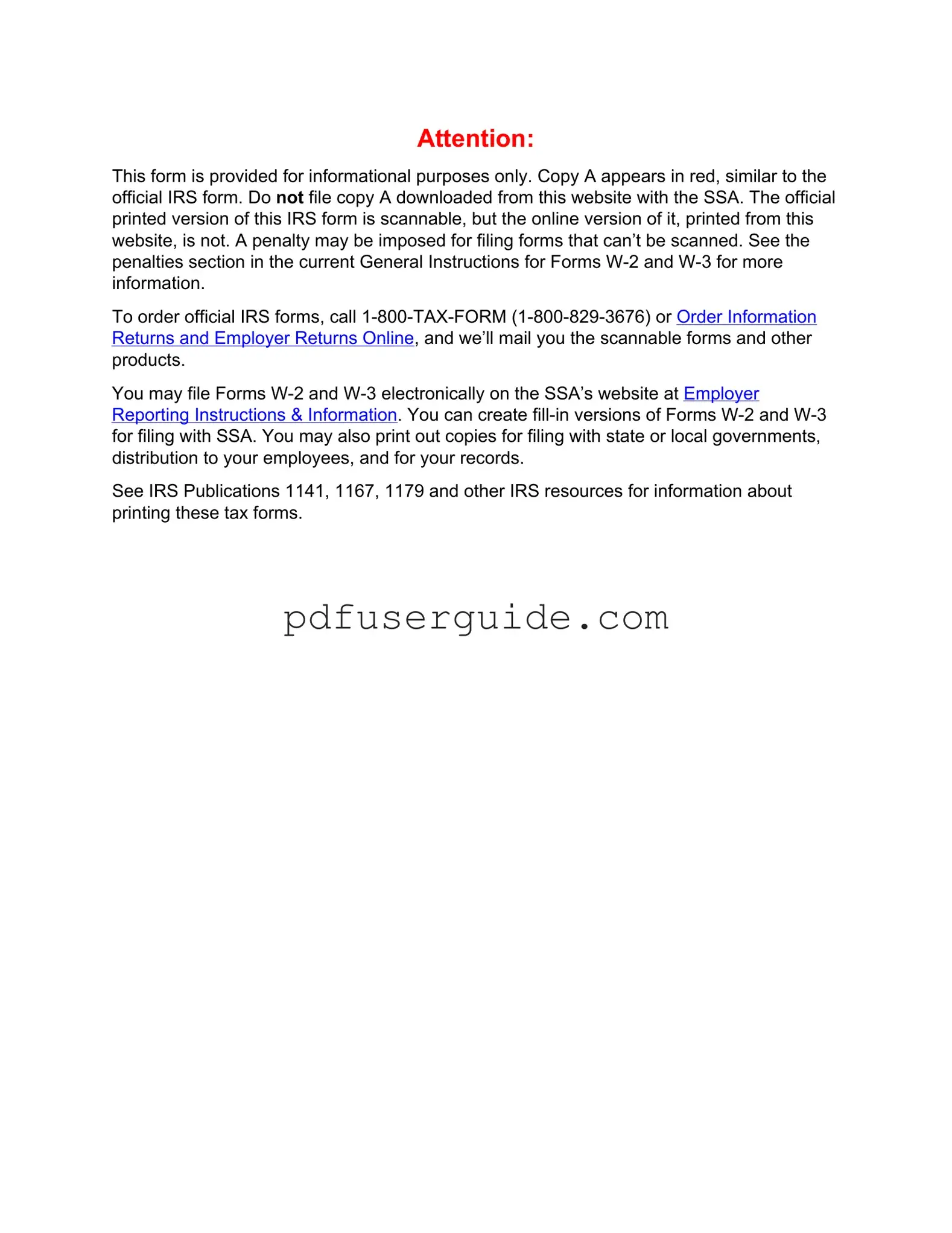 Free IRS W-2c Form in PDF