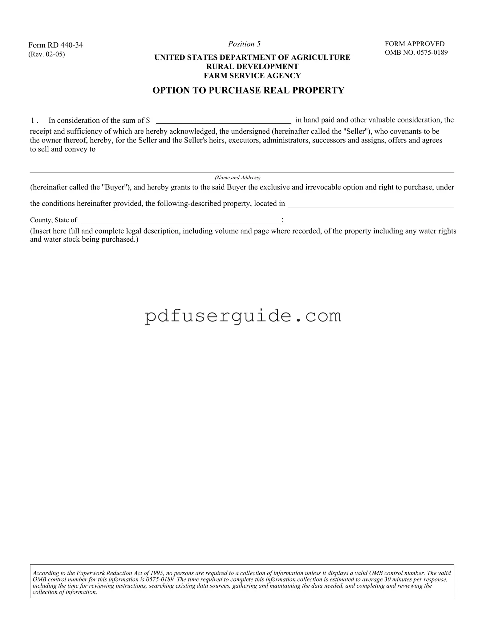Free Rd 440 34 Form in PDF