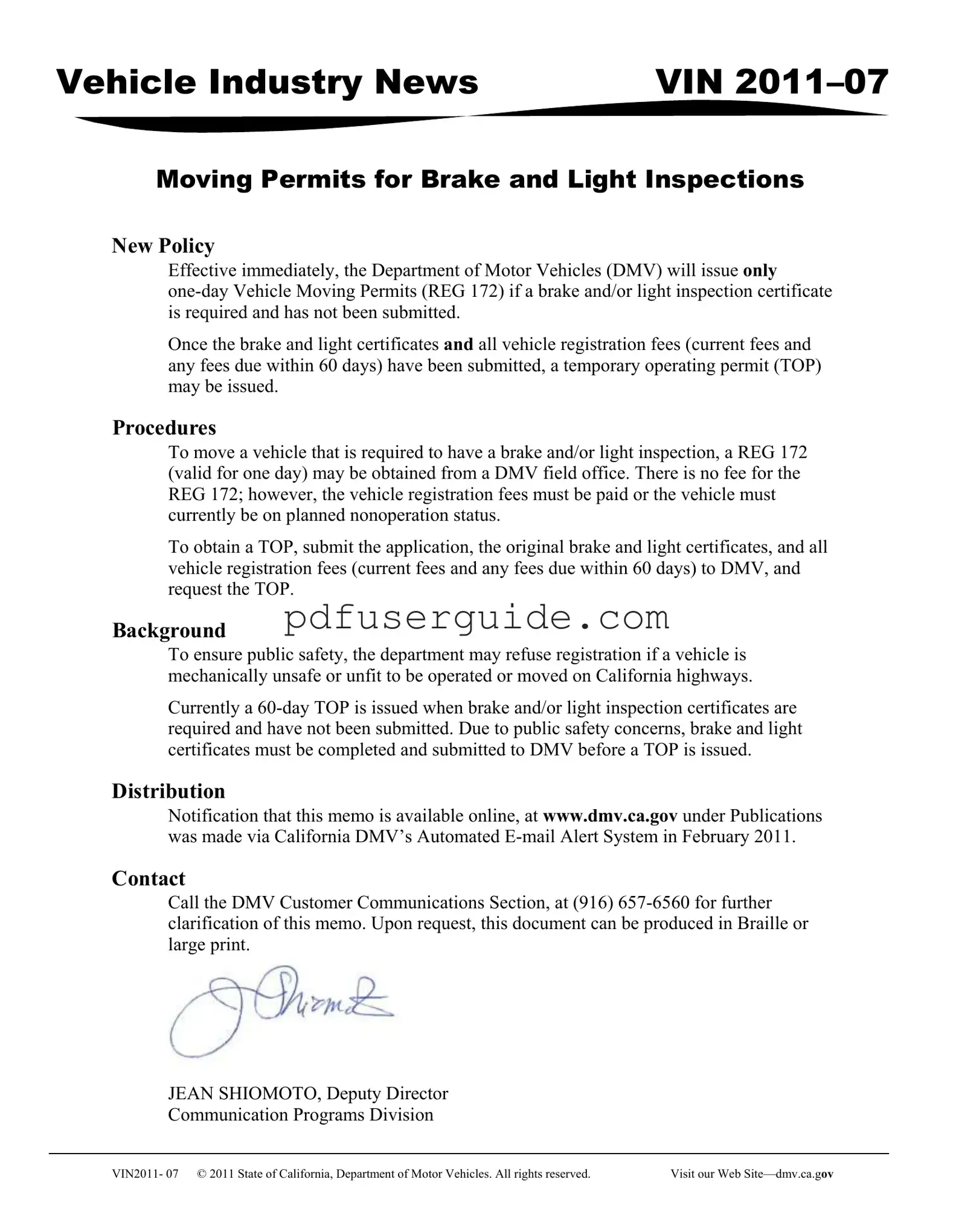 Free Reg 172 Form in PDF