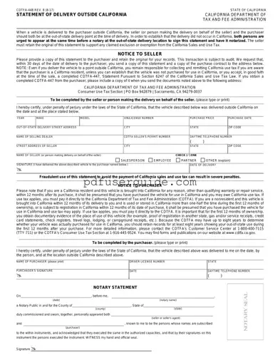 Free Boe 448 Form in PDF