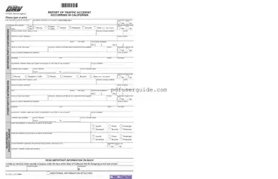 Free Ca Dmv Sr1 Form in PDF