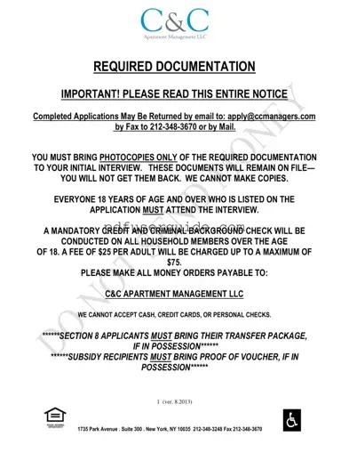 Free Cc Management Form in PDF
