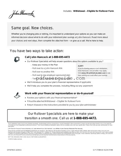 Free Gp5479Us Form in PDF
