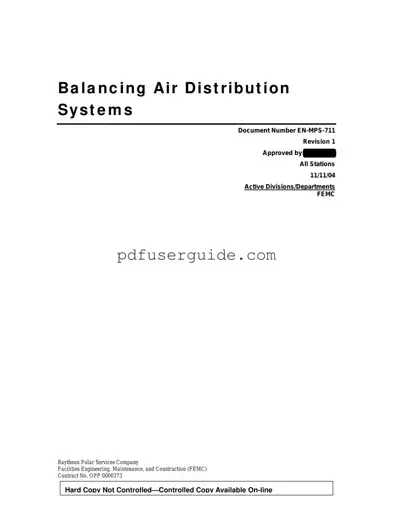 Free Hvac Air Balance Report Form in PDF
