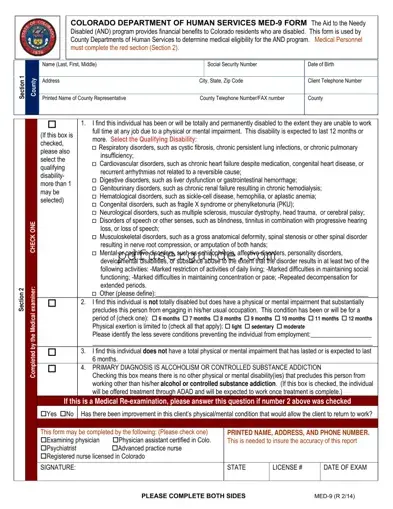 Free Med 9 Form in PDF