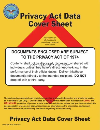 Free Privacy Act Statement Form in PDF