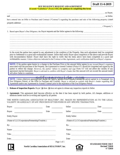 Free Standard 310 T Form in PDF