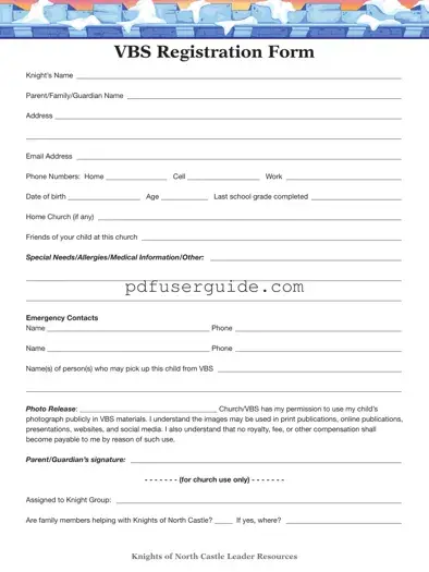 Free Vbs Form in PDF