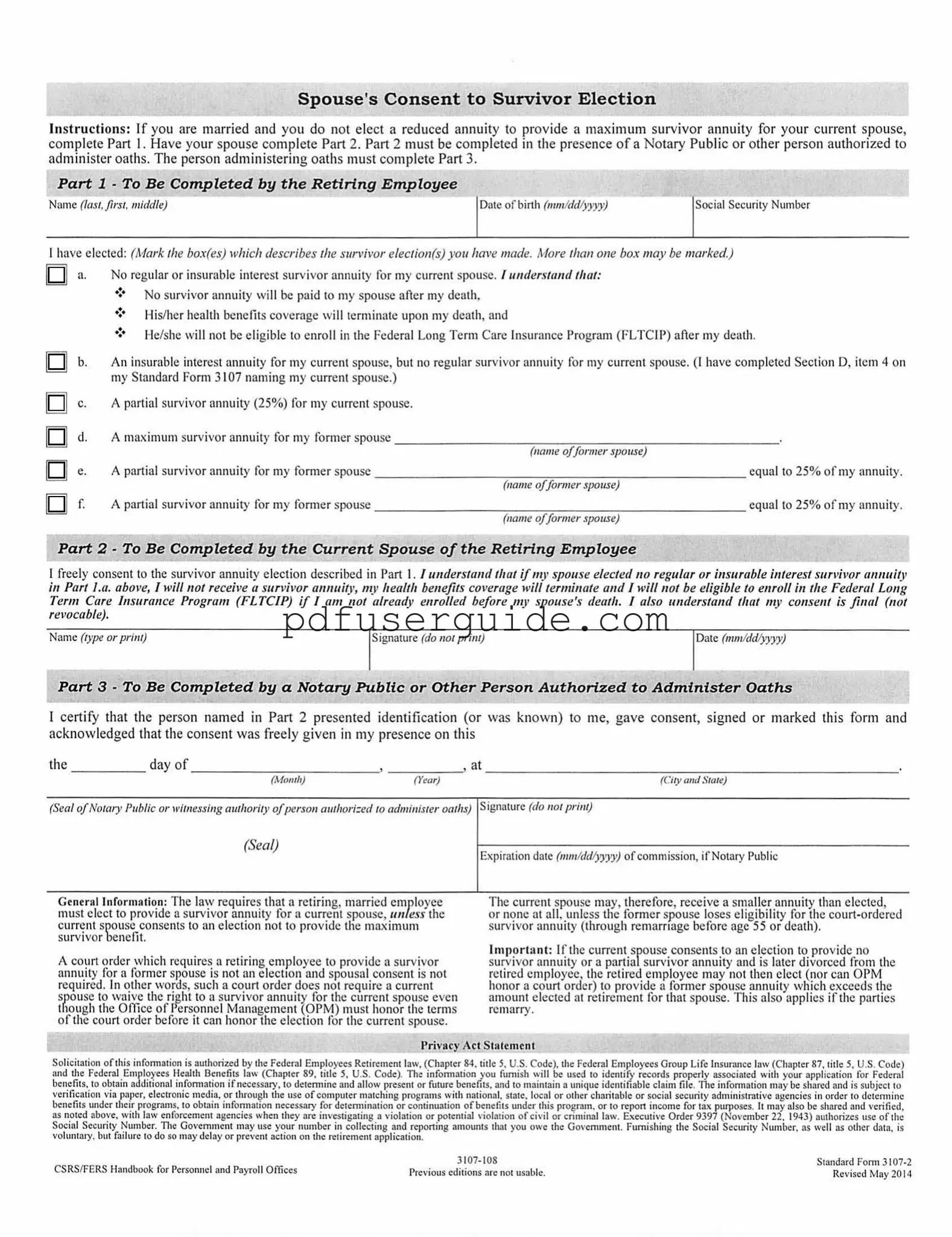 Free Sf 3107 2 Form in PDF