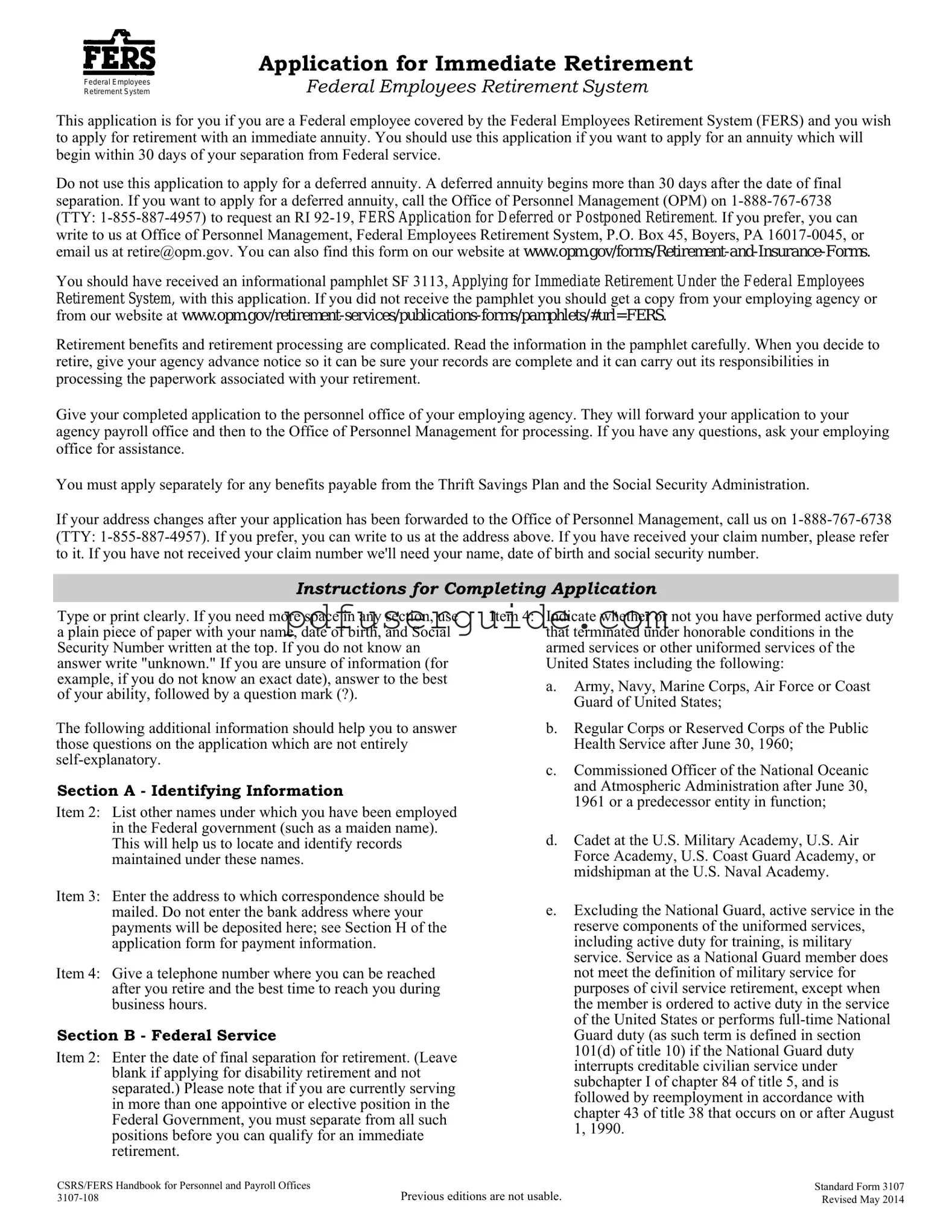 Free Sf 3107 Form in PDF