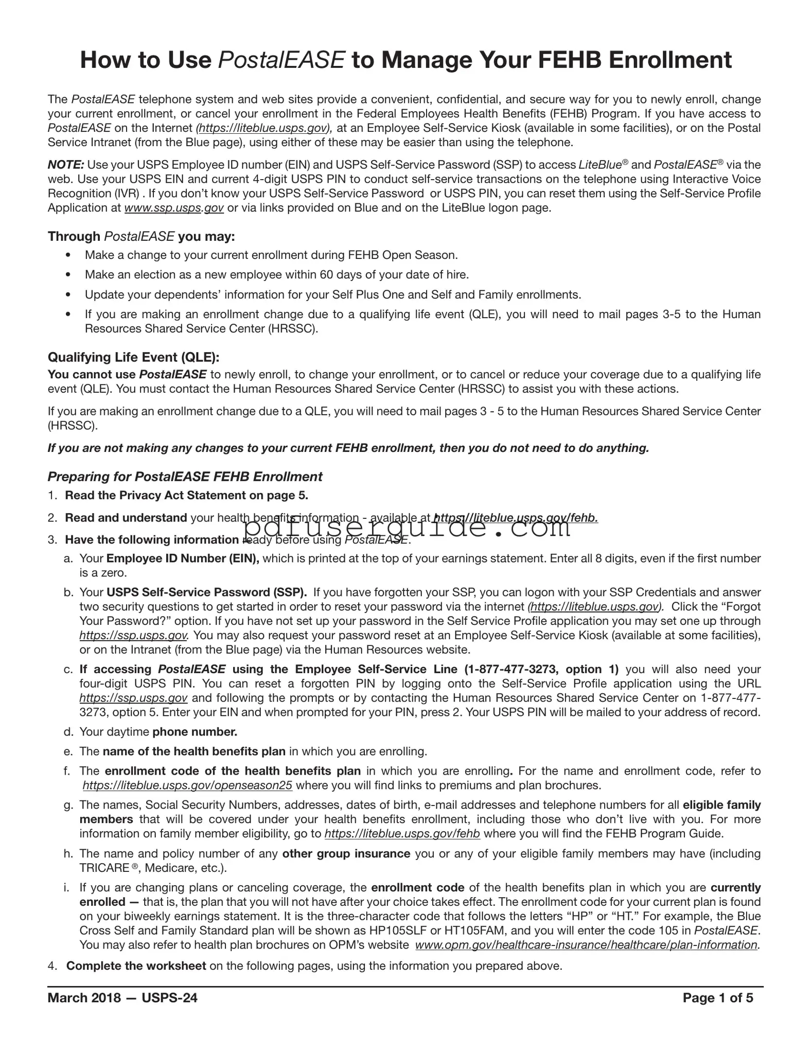 Free Usps 24 Form in PDF